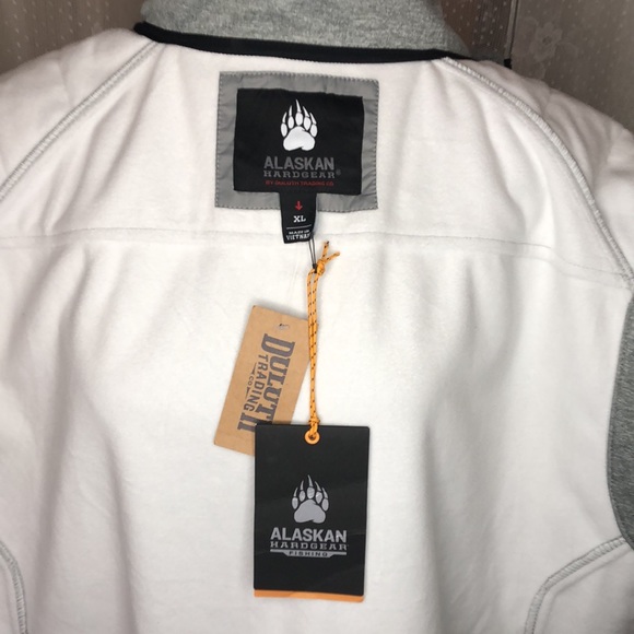 NWT Alaskan Hardgear by Duluth Trading Co Men's Fleece Fishing Vest Size XL Gray - Picture 8 of 11